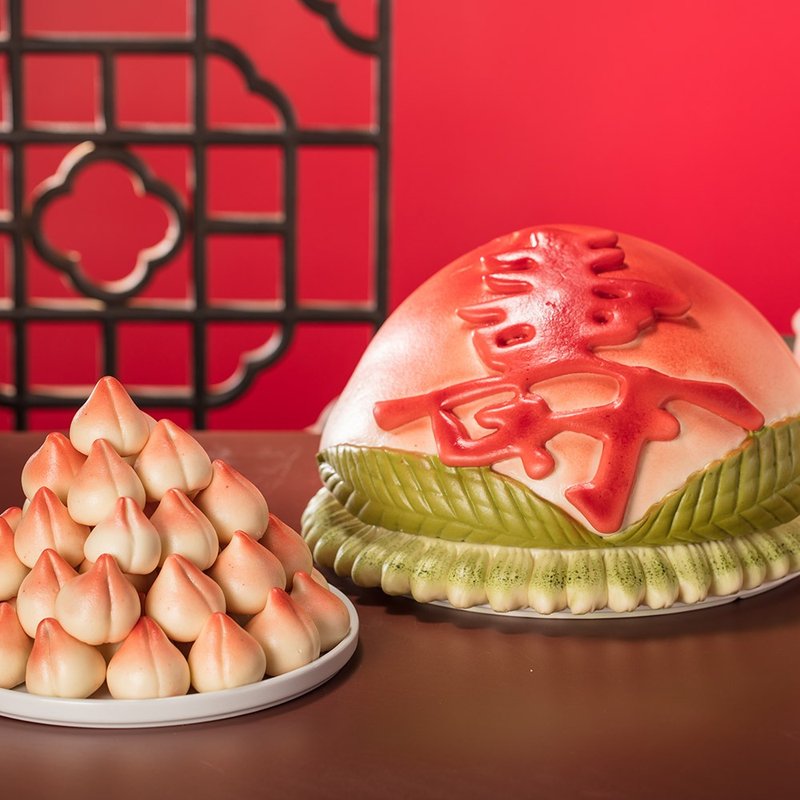 美姬饅頭 12吋松柏之壽頂級美姬大壽桃 一盒1入 - 其他 - 其他材質 