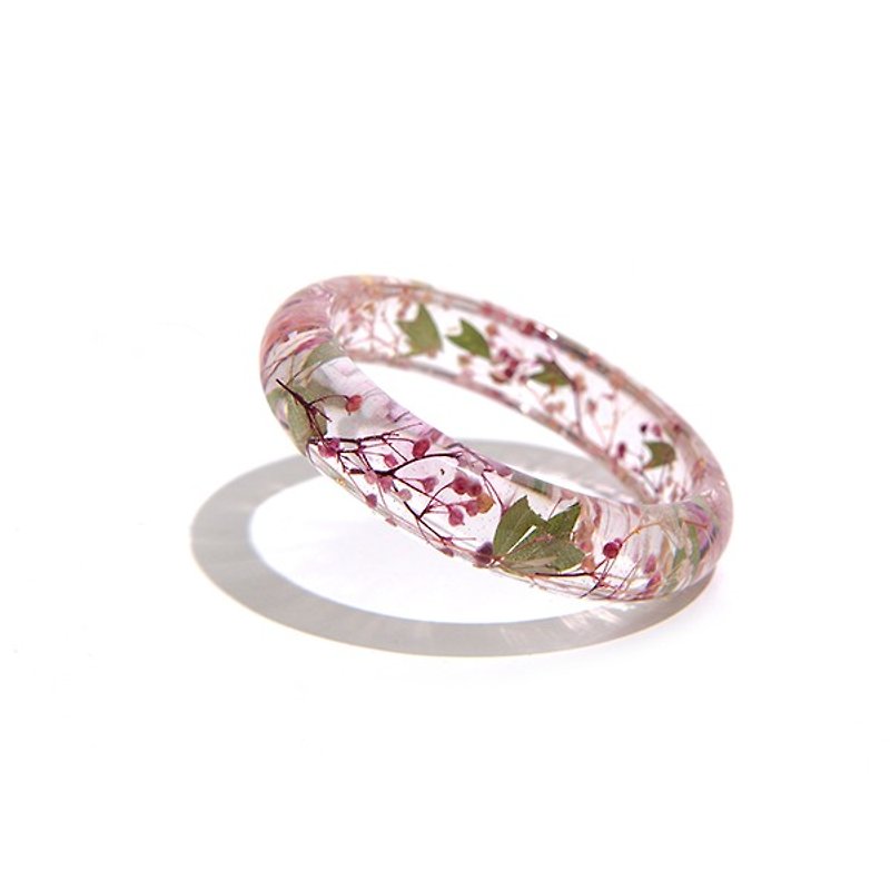 Designer Series [Princess Garden] - Cloris Gift Wing Bloom Flower Bracelet - Bracelets - Plants & Flowers Pink