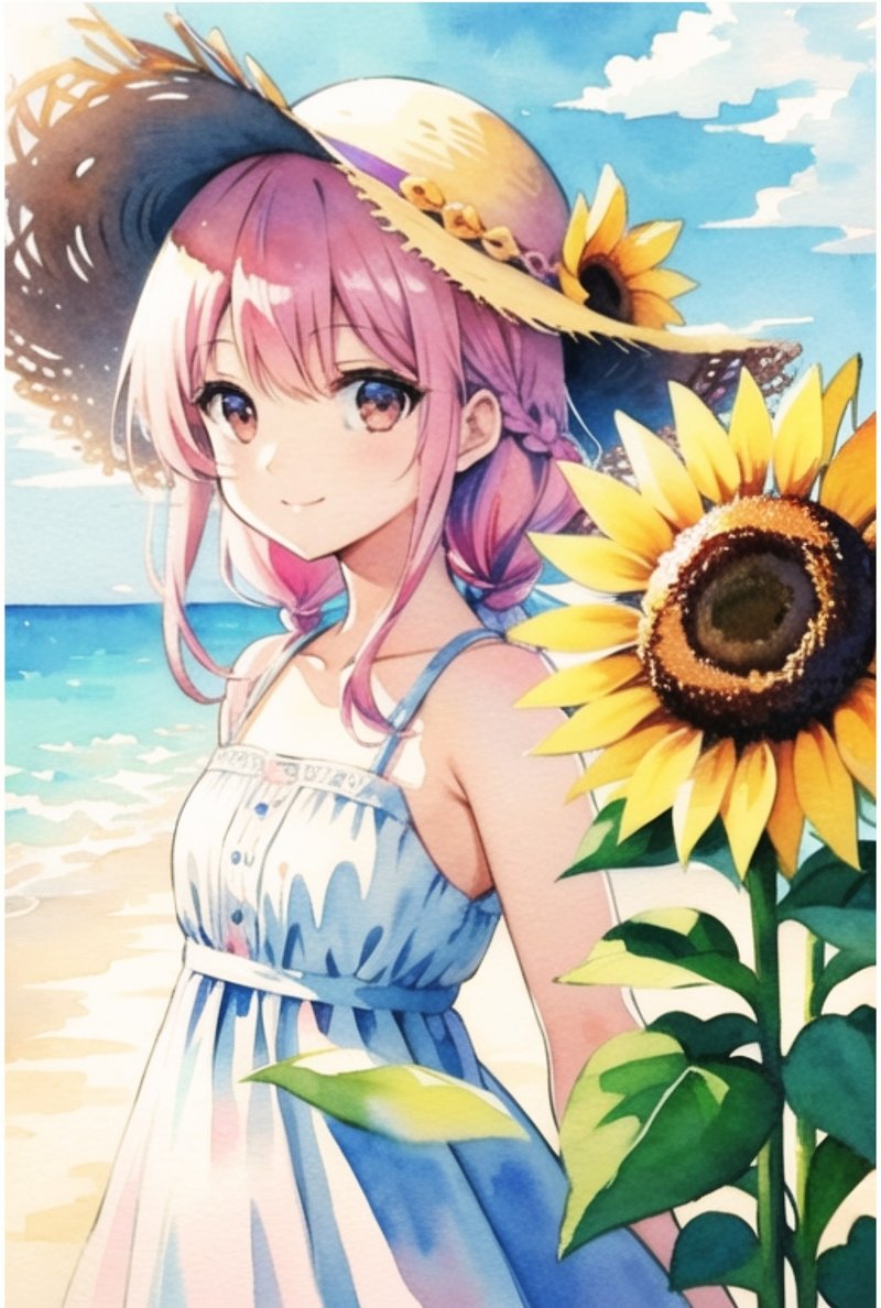 オリジナル人物ステッカー　No.240 - ステッカー・シール - 紙 