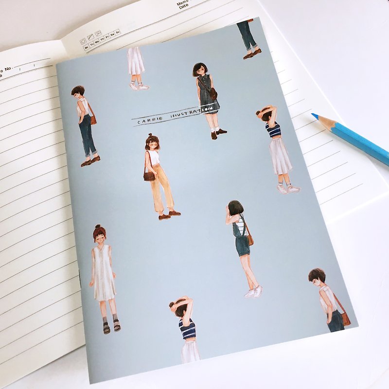 / Notebook / Street Fashion / - Notebooks & Journals - Paper White