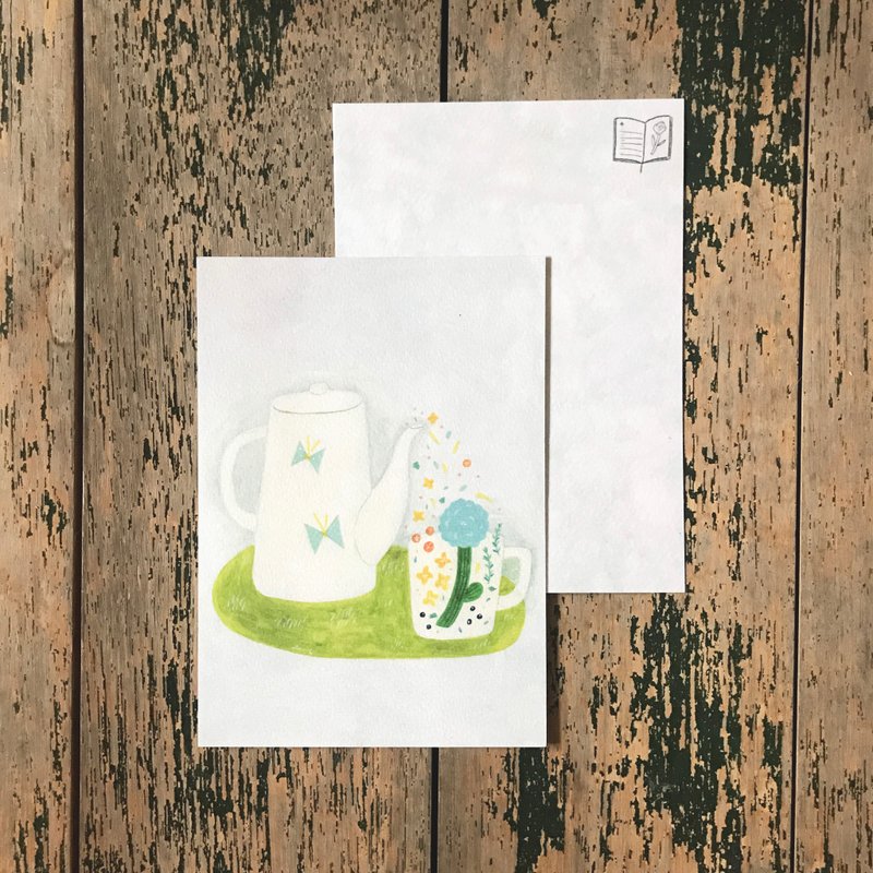 春日下午茶 spring afternoon - 明信片 - 卡片/明信片 - 紙 