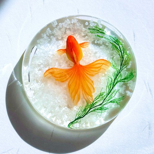 受注制作 ペーパーウェイト 文鎮 金魚 - ショップ 池波屋｜日本の金魚