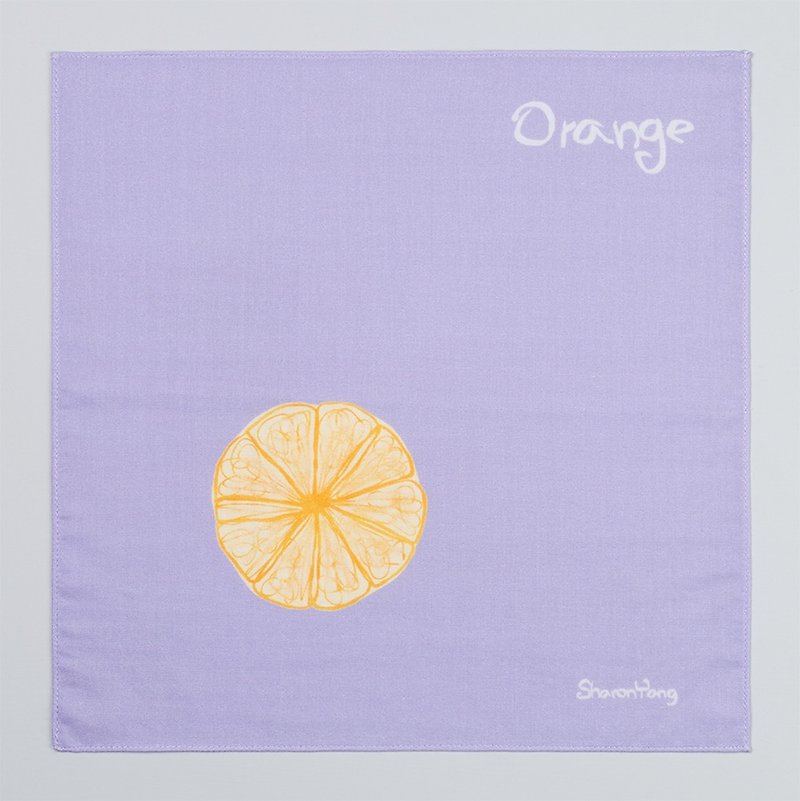 Benefits Orange Good Orange-Towel - Handkerchiefs & Pocket Squares - Cotton & Hemp 