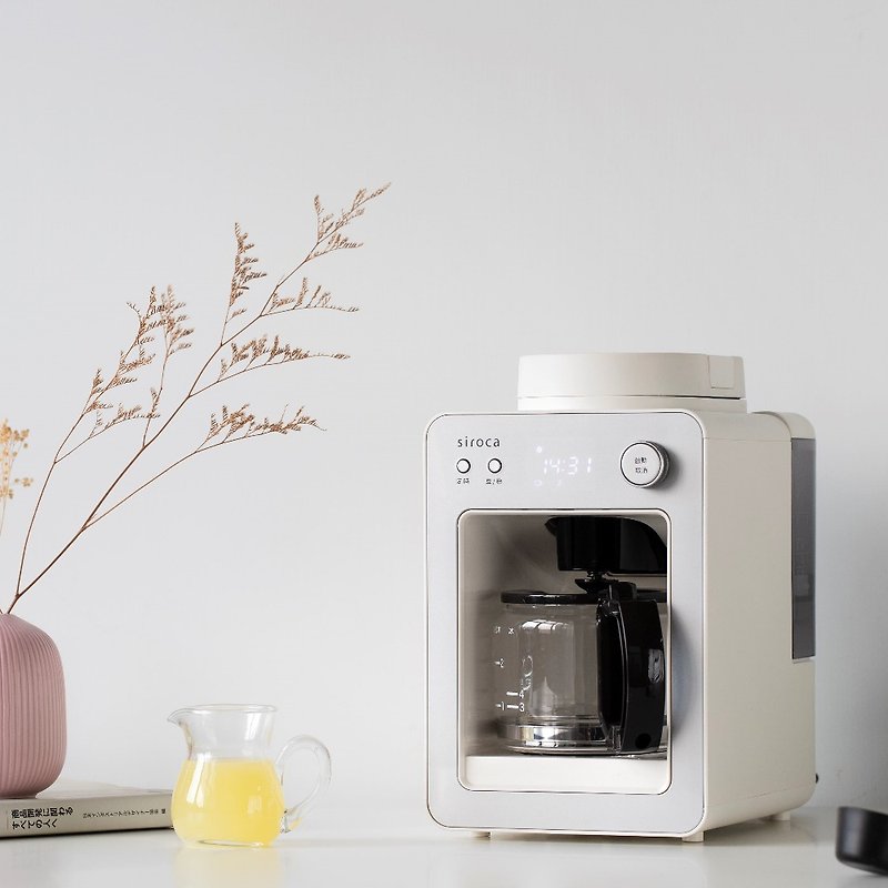 Siroca SC-A3510W Automatic Grinding Coffee Machine Morning Light White - เครื่องทำกาแฟ - พลาสติก ขาว