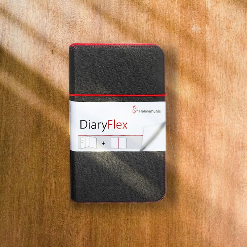 德國 HAHNEMUHLE  DairyFlex素描兩用本-空白/19*11.5cm/100gsm - 筆記本/手帳 - 紙 黑色