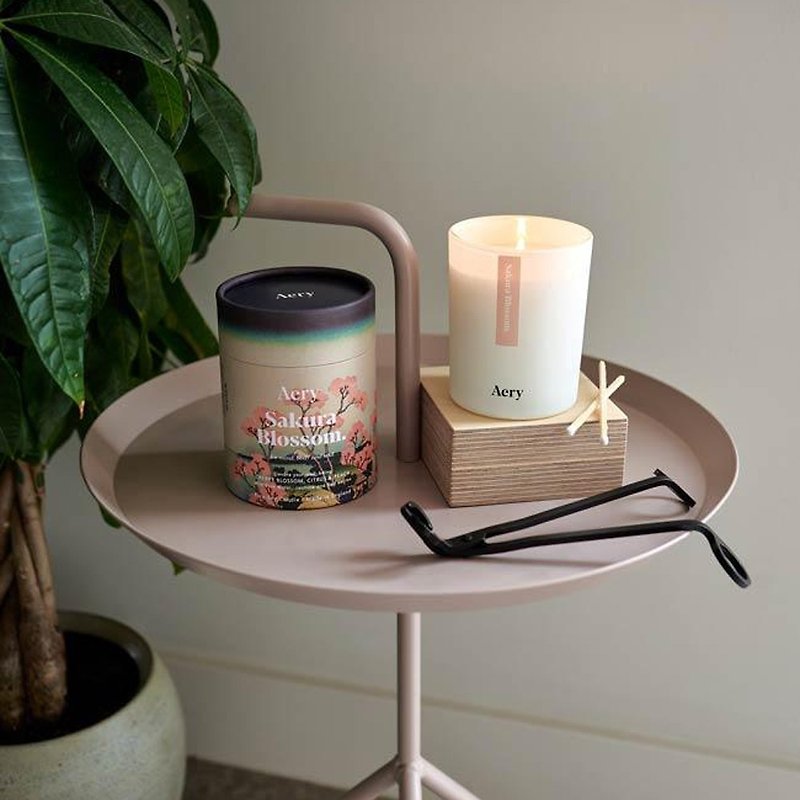 Sakura Blossom Scented Candle - Candles & Candle Holders - Wax White