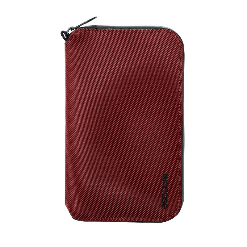 INCASE Travel Passport Zip Wallet - Deep Red - Wallets - Waterproof Material Red