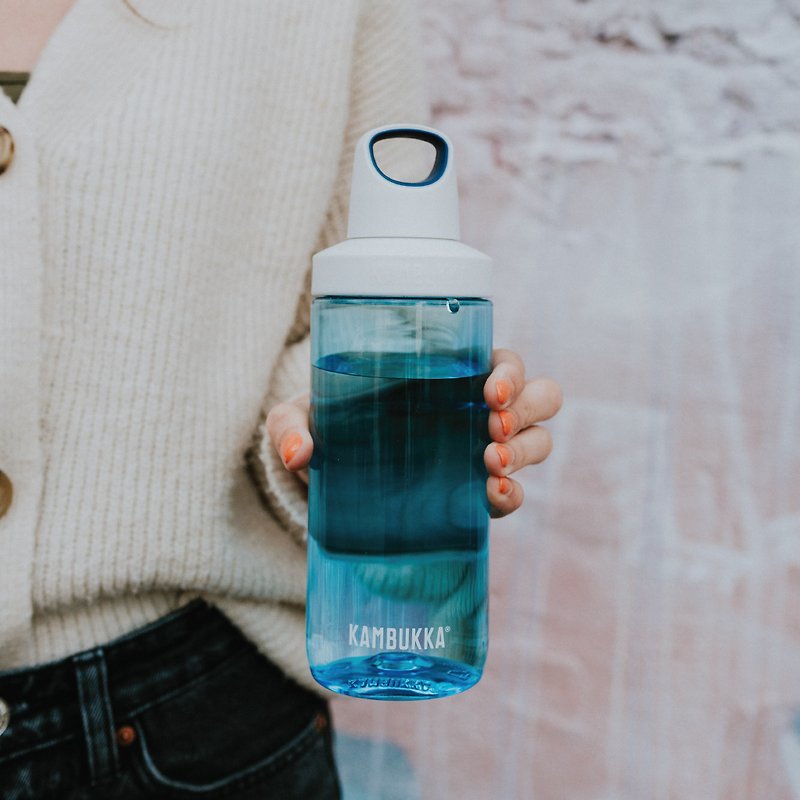 Kambukka - Reno Water Bottle (Tritan) 17oz (500ml) - Sapphire - กระติกน้ำ - พลาสติก สีน้ำเงิน