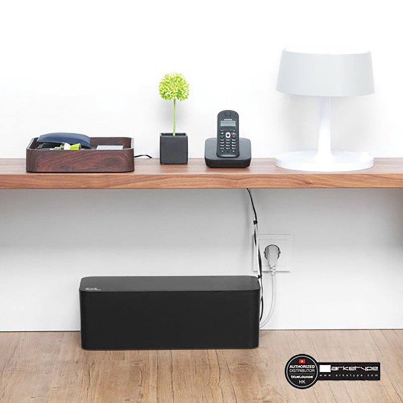 Bluelounge Cablebox 黑色 阻燃物料製造 電線收納盒 - 捲線器/電線收納 - 塑膠 黑色