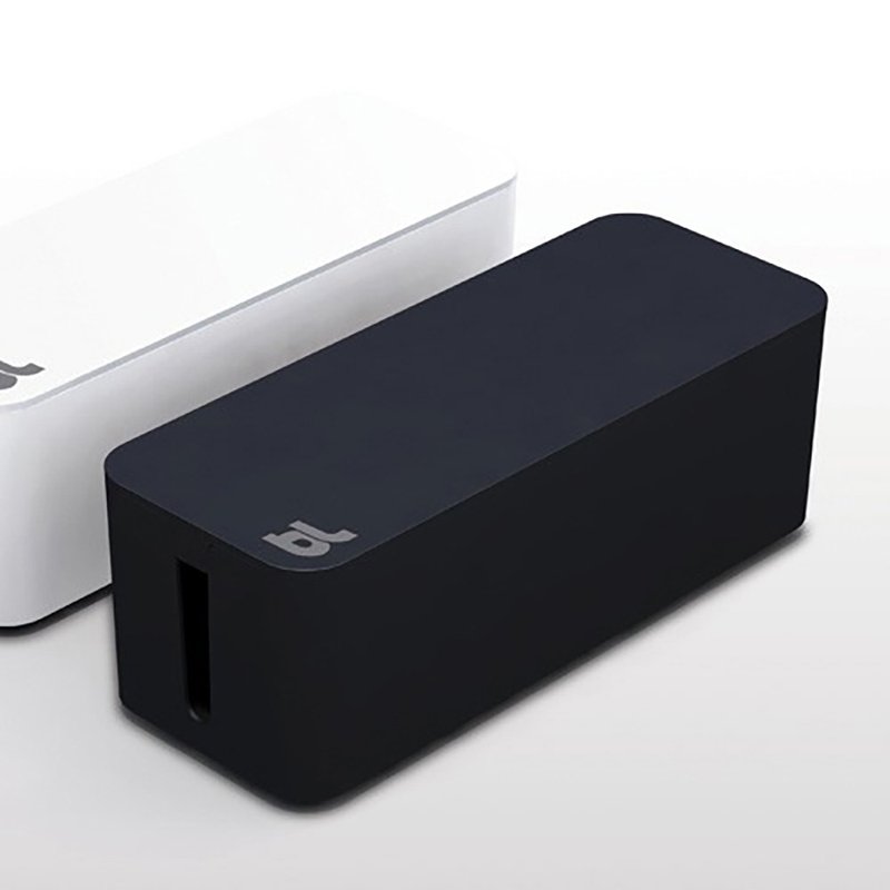 Bluelounge Cablebox 黑色 阻燃物料製造 電源拖板收納盒 - 捲線器/電線收納 - 塑膠 黑色