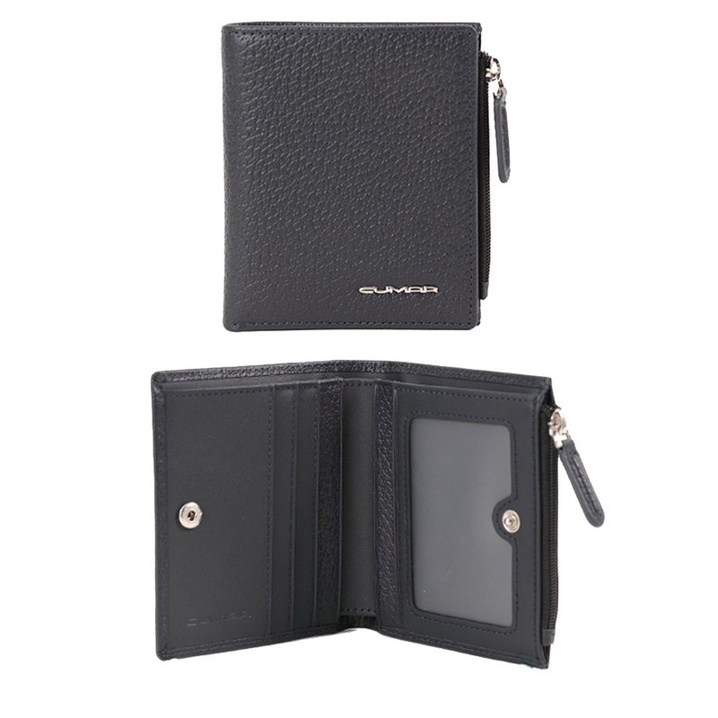 CUMAR 真皮 / 皮夾 NEEDLE 直立 夾款 - 錢包/皮夾/長短夾 - 真皮 藍色