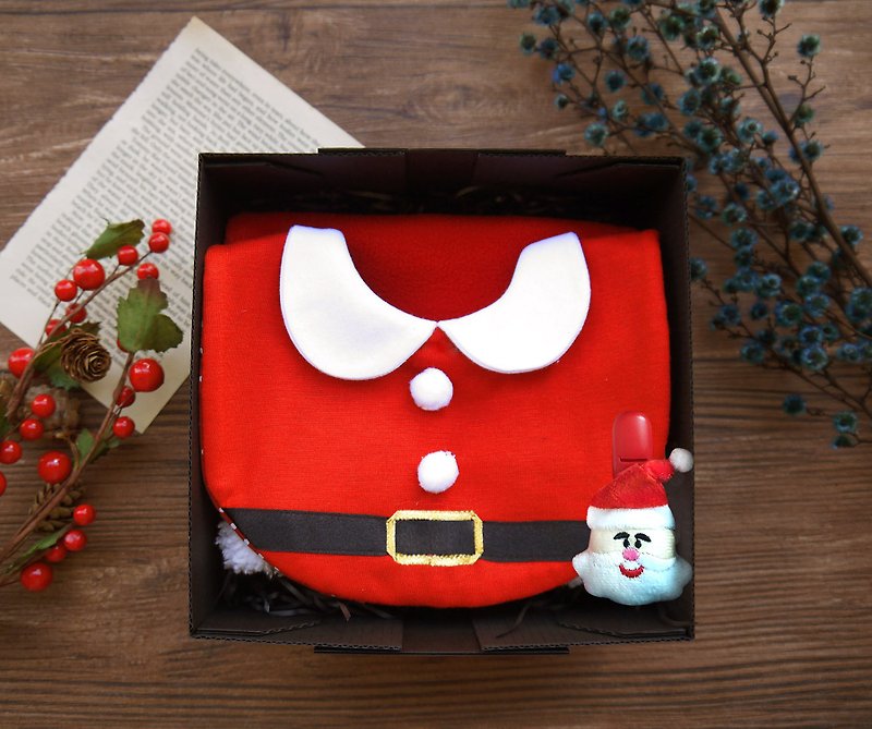 DOMOMOクリスマスベイビーオプションマッチングギフトカスタマイズ - 出産祝い用贈物 - コットン・麻 レッド