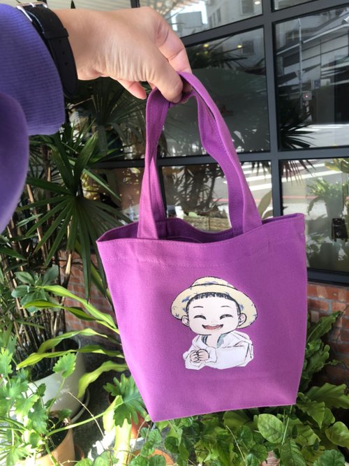 MiniGarden手繪客製化 手繪孩子的點點滴滴【客製化手提包】 居家擺飾 紀念禮物美好回憶