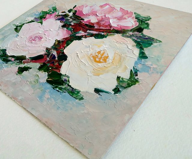 油絵 絵画 【葉牡丹】 500x0.jpg