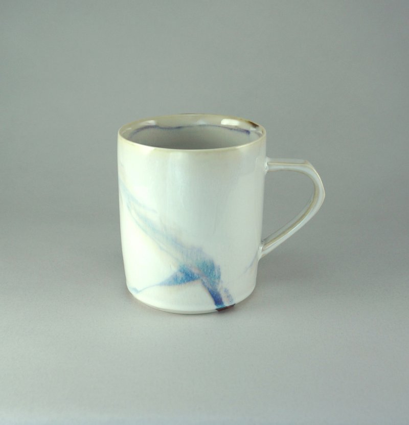 Dan ceramic glaze _Charlotte Mugs Mug _1 - แก้วมัค/แก้วกาแฟ - เครื่องลายคราม ขาว