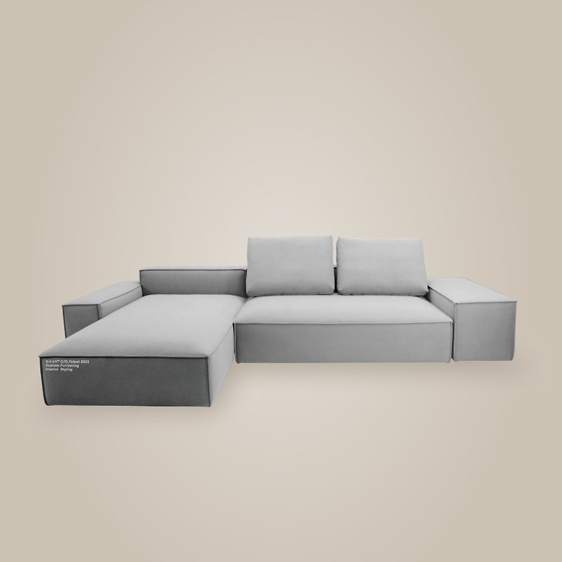 Selected by Mohe | Martini L | L-Shaped Sofa - Chairs & Sofas - Other Materials Gray