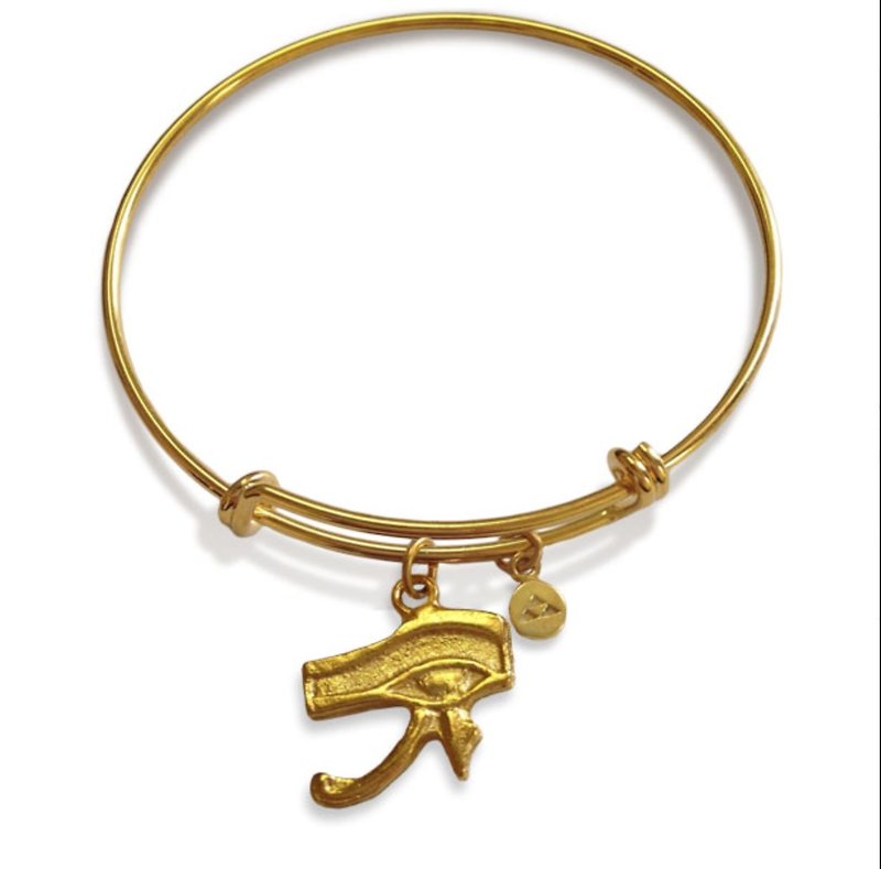 古埃及荷魯斯之眼手圈 - 手鍊/手環 - 其他金屬 金色