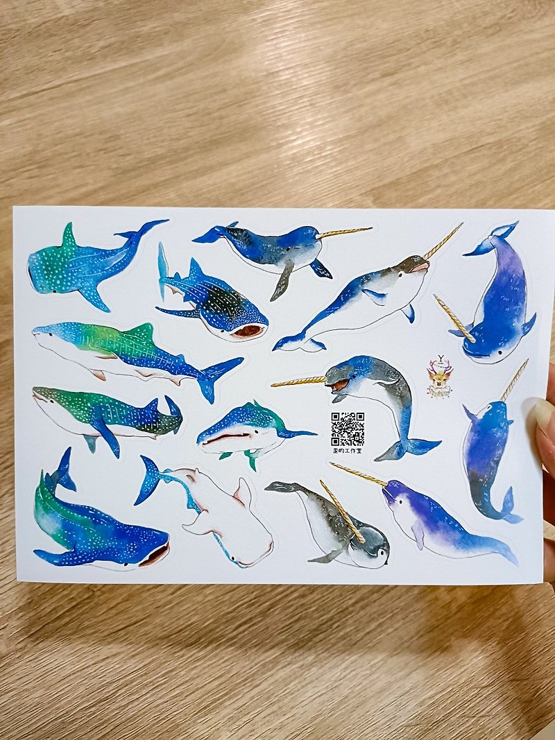 Sea life animal stickers - สติกเกอร์ - กระดาษ หลากหลายสี