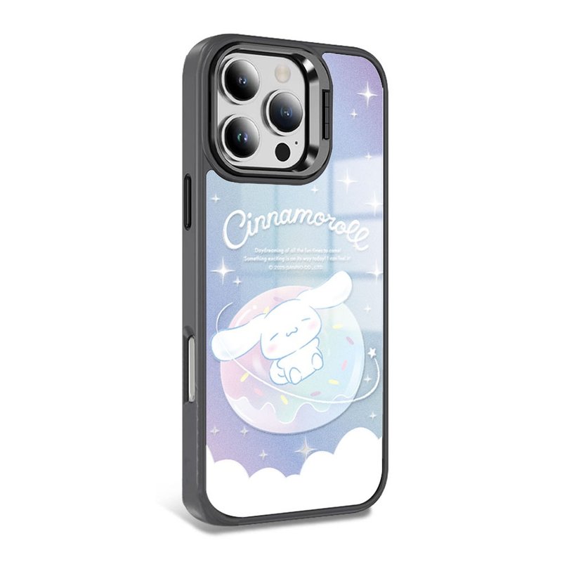 iPhone全系列軍規防摔合金框隱形立架鏡面磁吸殼-蒼穹大耳狗D - 手機殼/手機套 - 其他材質 多色