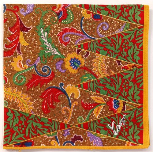 ケンゾー ヴィンテージ ハンカチ フローラル モチーフ 19 x 18.5