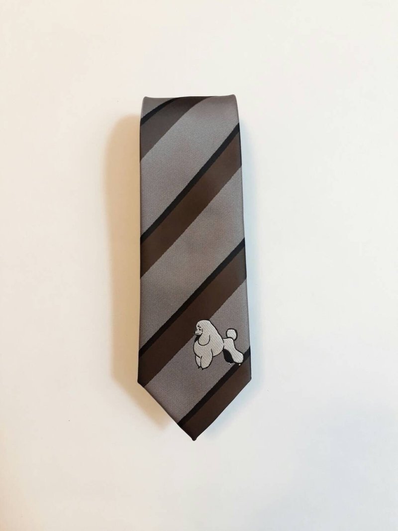 高雅貴賓犬領帶 Neckties - 領帶/領帶夾 - 聚酯纖維 多色