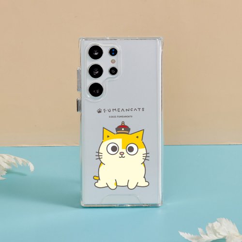 TOYSELECT 黃阿瑪悠坐生活防摔透明SAMSUNG手機殼