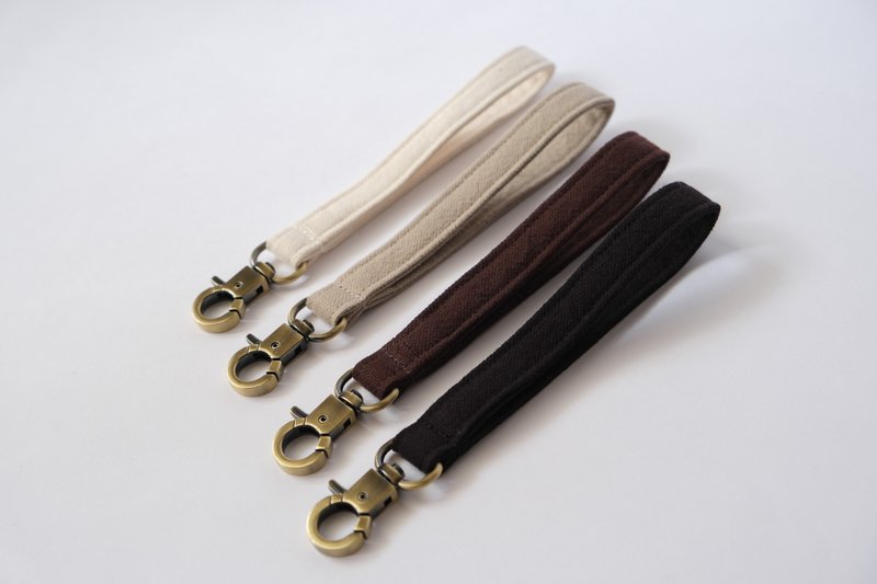 [Accessories] Wrist strap/mobile phone lanyard - อุปกรณ์เสริมอื่น ๆ - ผ้าฝ้าย/ผ้าลินิน สีกากี