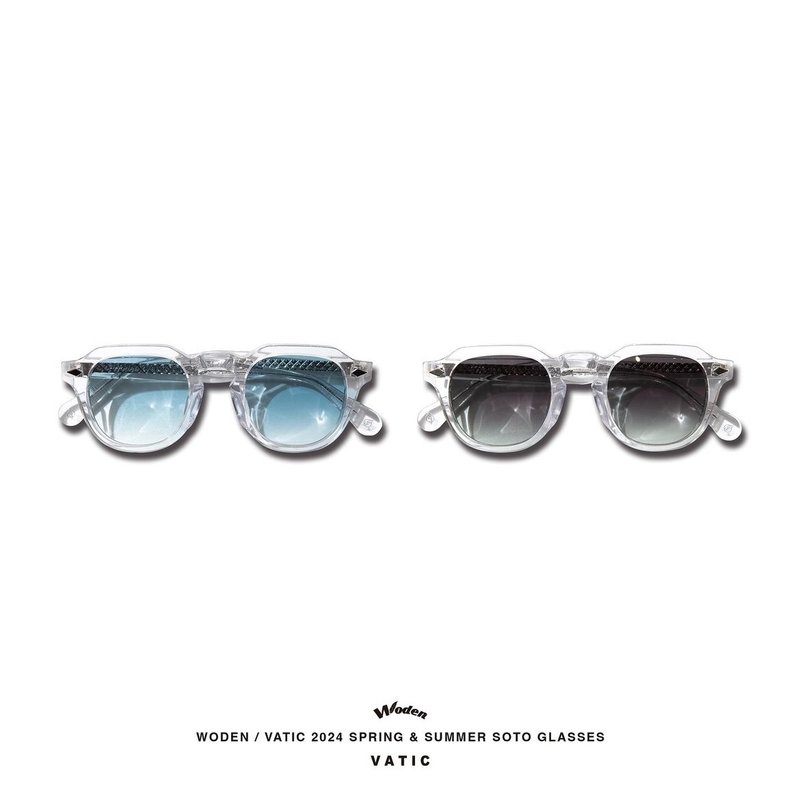 Woden / Vatic Soto Crystal Pure Glasses 8mm厚切膠卷墨鏡 - 眼鏡/鏡框 - 其他材質 