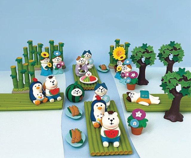 Japanese Decole Concombre - Snow Cat Comes to Summer - Shop Decole