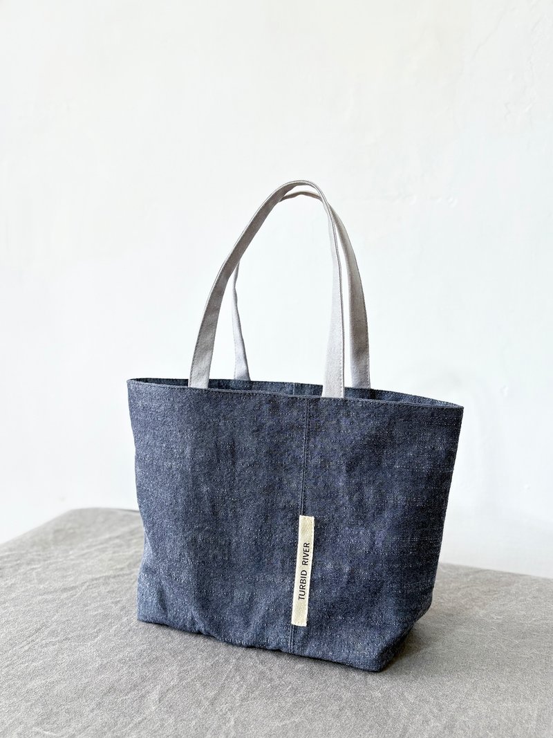 フリップ 2-in-1 Zhuohe ドリンク収納バッグ |リスブラウン |ドリンクバッグ |収納バッグ | 5色 - ドリンク・カップホルダー - コットン・麻 ブルー