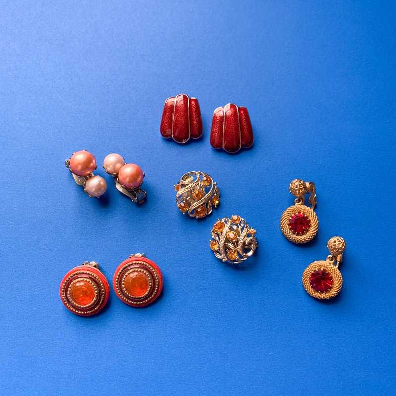 Lilli early clip earrings - Earrings & Clip-ons - Other Materials 