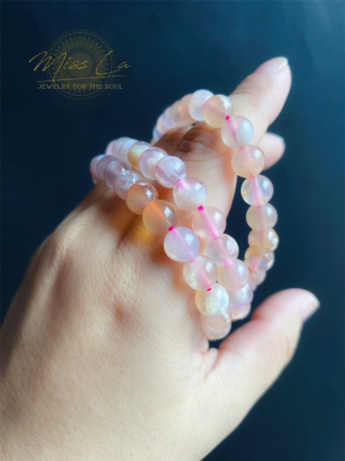 永遠の花、桜瑪瑙のマルチサークルジェリーウォーターフラワー