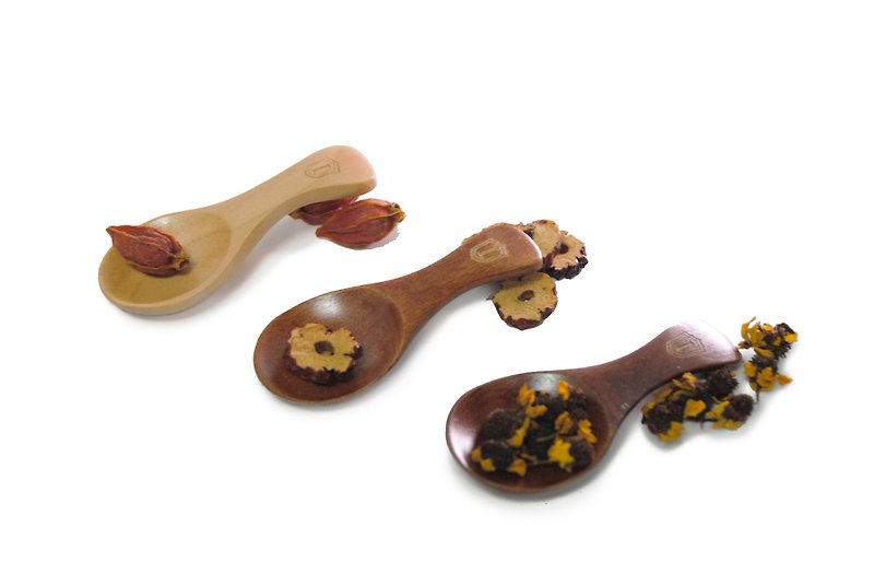 Islandoffer 島嶼製作荷木咖啡色日式小匙羹(一個) - 餐具/刀叉湯匙 - 木頭 金色