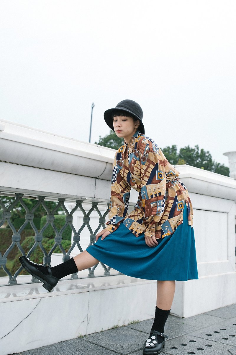 Awhile moment | Vintage with no.10 - Skirts - Polyester Multicolor