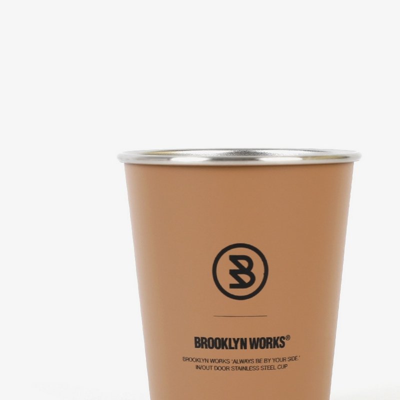 BROOKLYNWORKS 不鏽鋼單杯-棕色(2入) - 保溫瓶/保溫杯 - 不鏽鋼 卡其色
