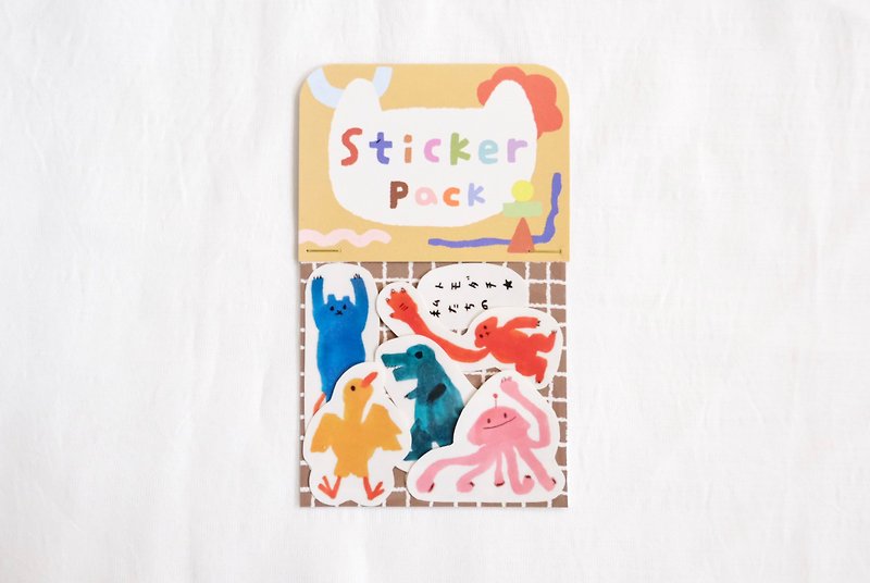 Mishima Friends Sticker Set - สติกเกอร์ - กระดาษ หลากหลายสี