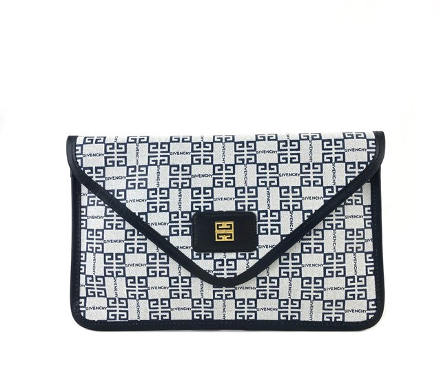 日本直送 名牌中古包 】GIVENCHY ジバンシィ ロゴ 総柄 クラッチ