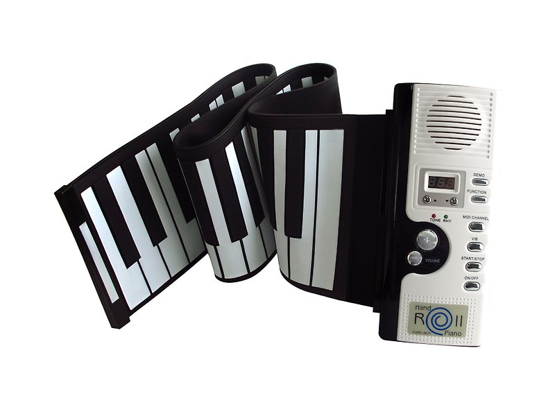 The sixth generation of mountain musical instruments hand-rolled piano 61 keys - Guitars & Music Instruments - Silicone 