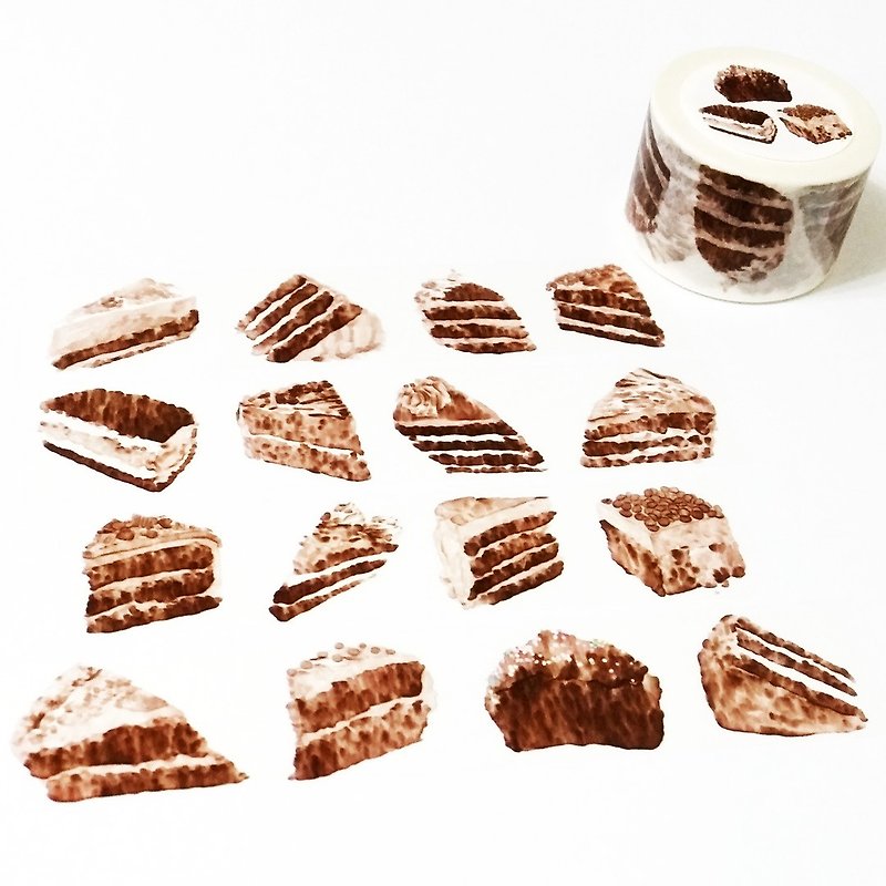 キリンペーパーテープチョコレートケーキ - マスキングテープ - 紙 