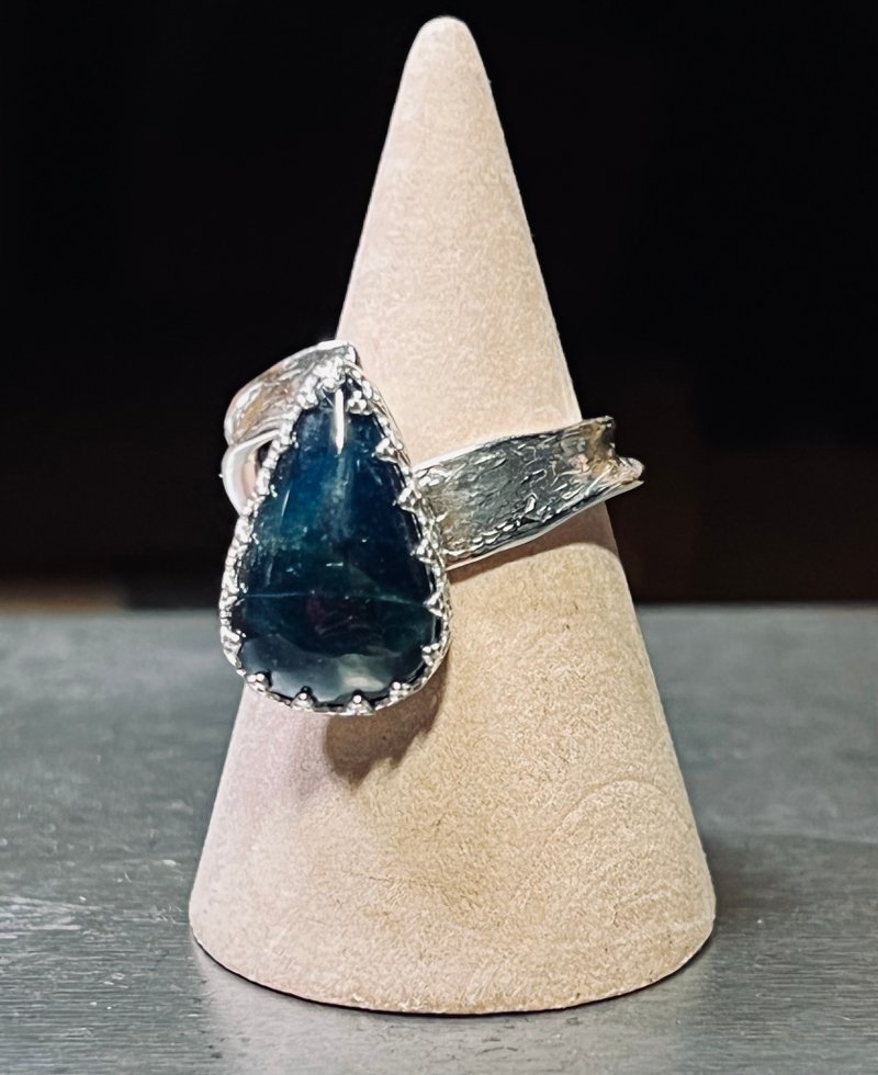 เงินแท้ แหวนทั่วไป - 925 sterling Stone apatite ring
