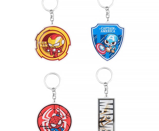 マーベル MARVELアクリル両面ペンダントキーホルダー アイアン