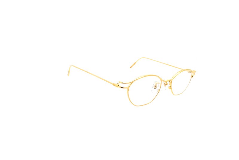 renoma T98-9409 COL-3A Japan 90s Vintage Eyeglasses - กรอบแว่นตา - โลหะ สีทอง