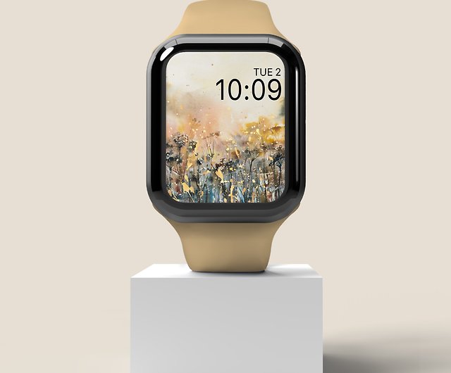 Apple Watchの壁紙 スマートウォッチのウォッチフェイスデジタルダウンロード 花 ショップ Lamadreams 壁紙 スタンプ アプリアイコン Pinkoi