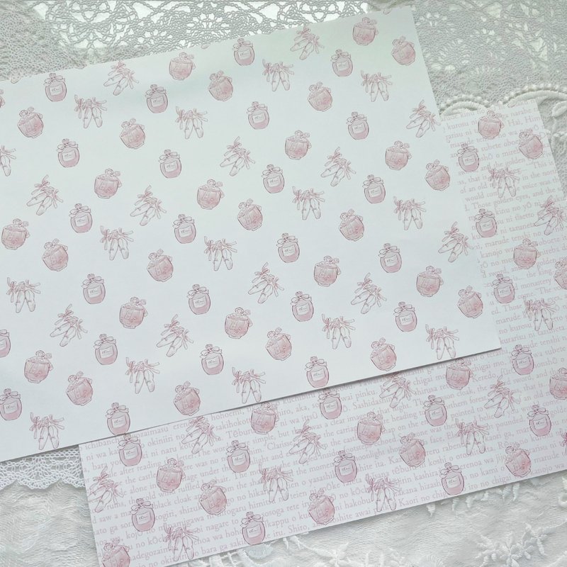 perfume×ballet collection design paper - 禮物盒/包裝盒 - 紙 多色
