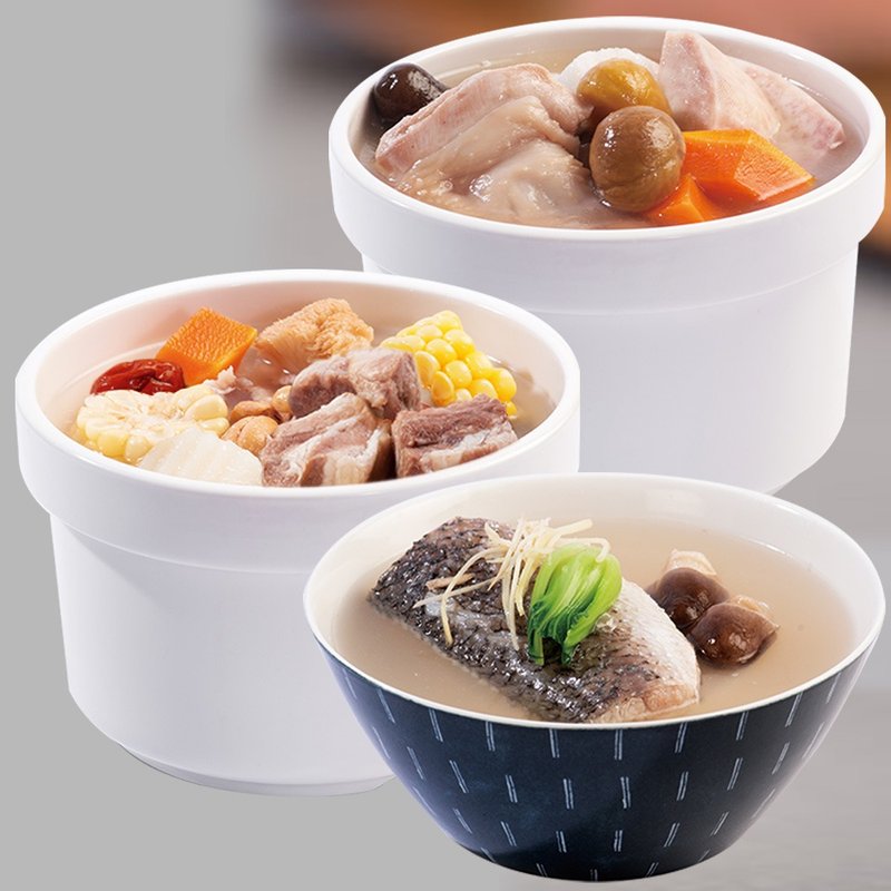 [Free Shipping Group] Autumn Soup [Photo Cooking] 6 Lisi Xue Soup (maintain sharp thinking) - อาหารคาวทานเล่น - วัสดุอื่นๆ ขาว