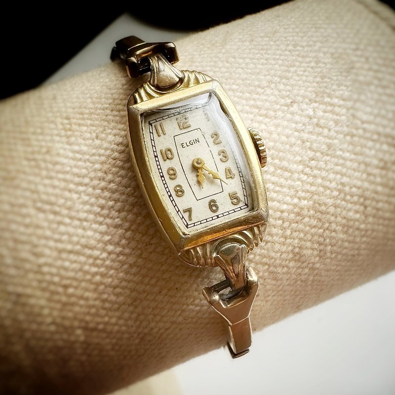 1960s ELGIN 瑞士古董機械錶 - 女裝錶 - 其他金屬 金色