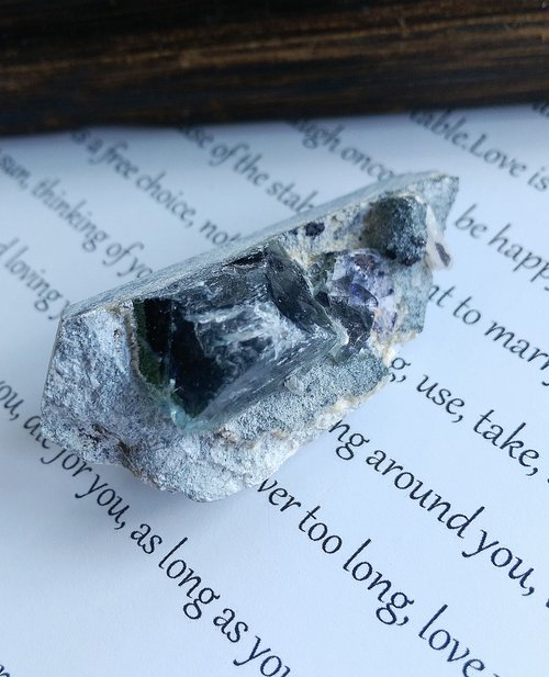 石話石說 Alice Jewelry Fluorite 內蒙產地 幻影螢石 水晶共生 天然礦石 原礦