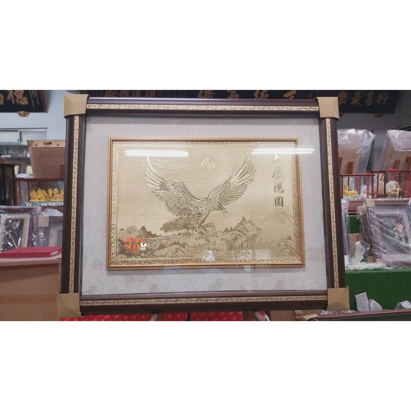 匾額 大展鴻圖 開幕禮物 升遷賀禮 喬遷送禮 退伍禮品 謝師禮物 - 其他 - 其他材質 金色