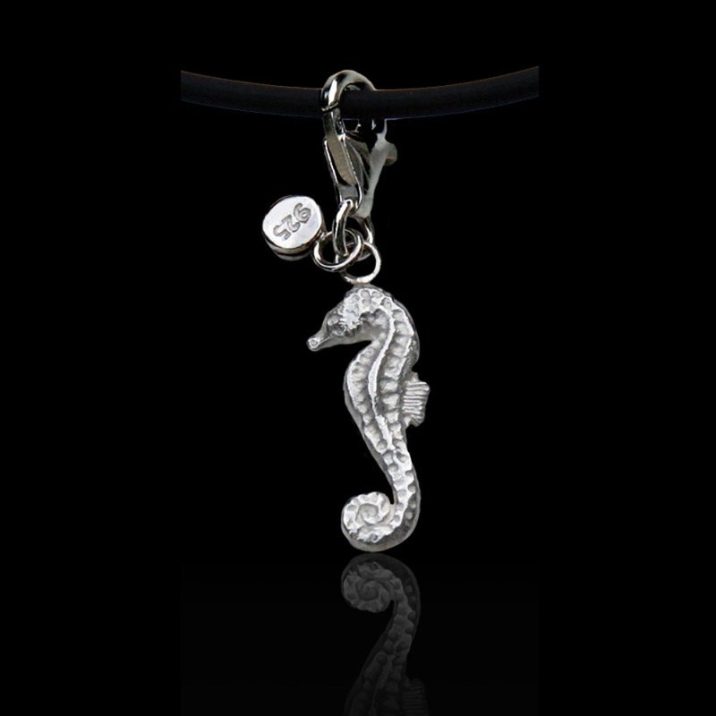 Seahorse Silver Charm - 項鍊 - 純銀 