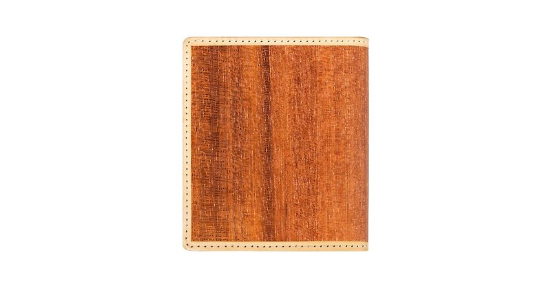 【TREETHER】African Padauk Clip Wallet - Wallets - Wood Red